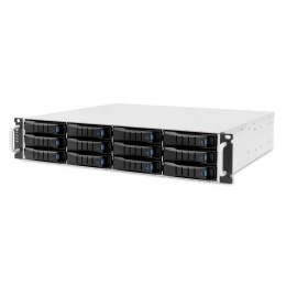 Дисковая полка/ J2012-03-35X, 2U 12x 3.5" hot-swap bays, hot-swap JBOD with single SAS 12G expander controller, single BMC, tool-less HDD tray, 550W 1+1 hot-swap redundant 80+ platinum, tool-less rail kit 35X series (XJ1-20123-01)