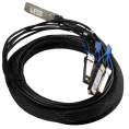 Кабельная сборка DAC MikroTik XQ+BC0003-XS+ - 100G cable QSFP28 to 4x SFP28, 3m