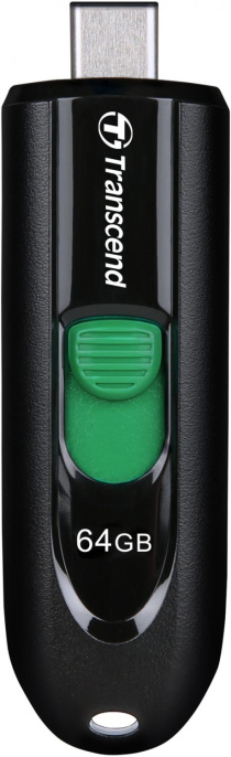 Флешка USB (Type-C) Transcend Jetflash 790C 64ГБ, USB3.0, черный [ts64gjf790c]
