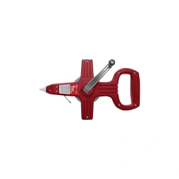 Землемерная рулетка стальная лента 20 м, красный открытый пластиковый корпус КУРС 17762