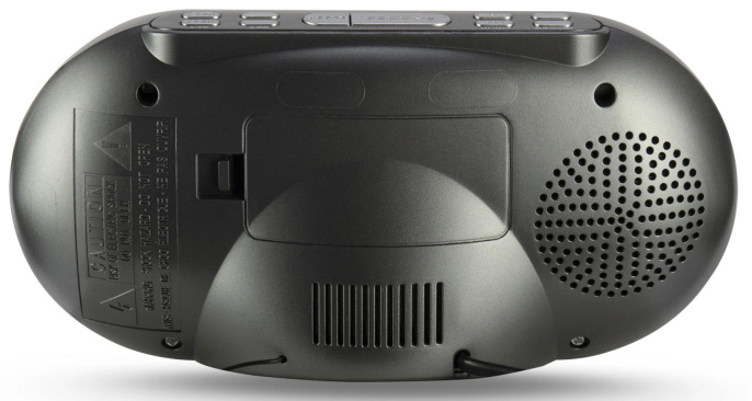 Радиобудильник Vitek VT-6610, серебристый