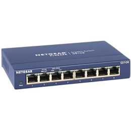 Коммутатор CUDY 8-Port Gigabit Metal  Switch 5-Port Gigabit Ethernet Switch, 5 10/100/1000M RJ45 Ports, Loop Detection, USB-C Power Input, Plug & Play, Wall-Mount GS108