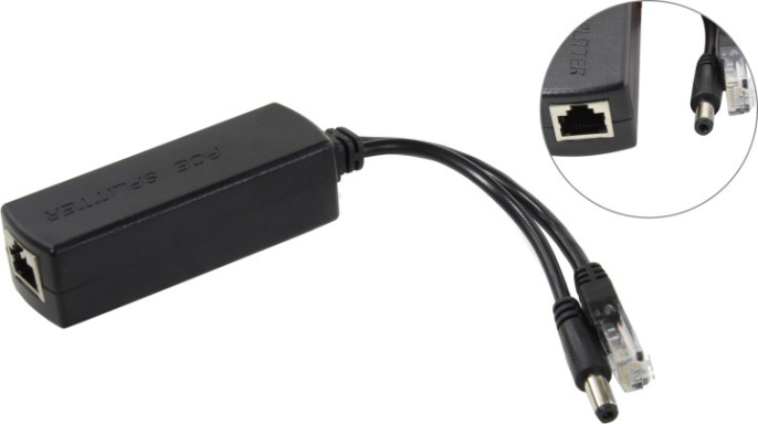 Комплект Orient POE-655R 48/12 PoE splitter Вх. PoE 48V Вых. DC12V