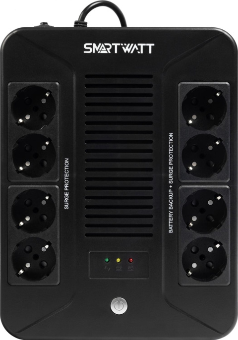 Источник бесперебойного питания Smartwatt Safe Pro 800 480Вт 800ВА черный