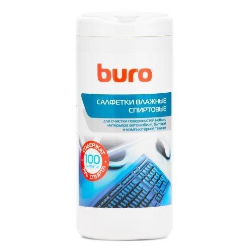 Салфетки влажные Buro BU-AN32,  антибактериальные, 100шт