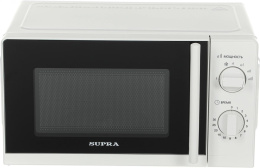 Микроволновая Печь Supra 20MW40 20л. 700Вт белый/черный