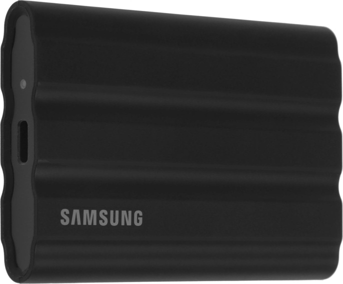 Внешний накопитель Samsung T7 Shield 1TB MU-PE1T0S/WW (черный) USB-C, запись - 1000МБ/с, чтение - 1050МБ/с