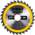 Пильный диск CONSTRUCT 165х30 мм, 30Т, ATB +10град DEWALT DT1937 (DT1937 CONSTRUCT)