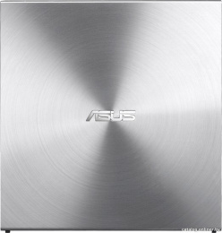 Оптический привод DVD-RW ASUS SDRW-08U5S-U/SIL/G/AS, внешний, USB, серебристый, Ret