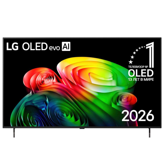 LG 55" OLED55C6RLA.ARUG черный/серебристый 4K Ultra HD 120Hz DVB-T DVB-T2 DVB-C DVB-S2 USB WiFi Smart TV (OLED55B6RLA.ARUG)