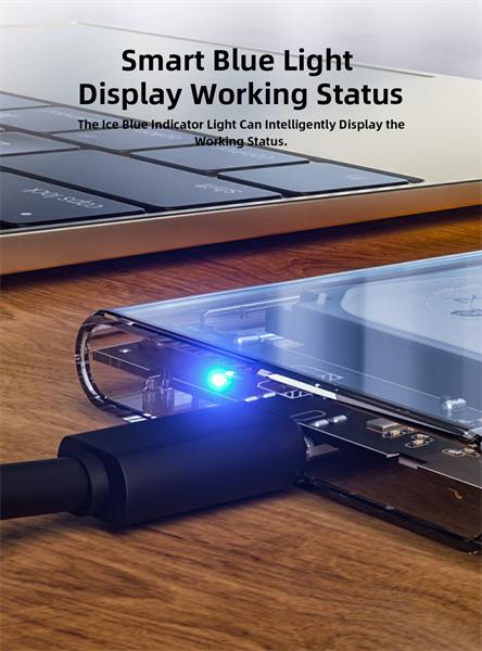 Бокс для накопителей 2.5" Netac WH11 NT07WH11-30CC 2.5 SATA to USB3.0 + USB3.0 C to C cable