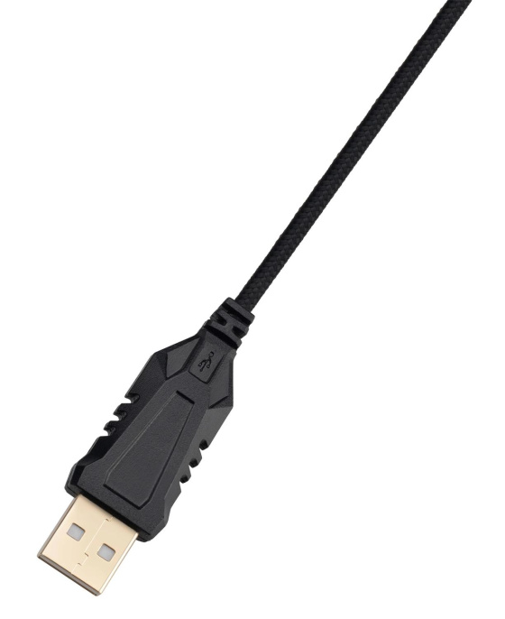 Мышь проводная GMNG XM007, игровая, оптическая, USB, 10000dpi, черный и серый