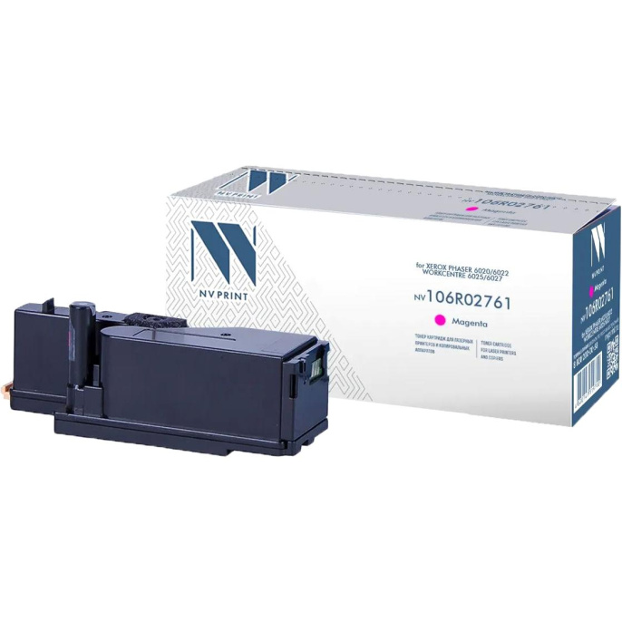 NV Print 106R02761 Картридж для Xerox Phaser 6020/6022/WorkCentre 6025/6027 1000k Magenta NV-106R02761M