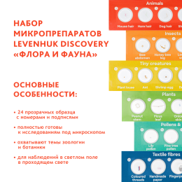 Микроскоп Levenhuk Discovery Micro Terra с книгой