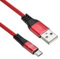Кабель Digma MICROUSB-1.2M-BRAIDED-R USB m -micro USB m 1.2м красный