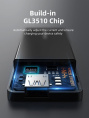 Концентратор CABLETIME CB03B (CT-HUBT3-PB) 4 порта, 5Gbps, 0.15 м, с адаптером USB-C, USB-хаб для ноутбука и ПК