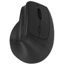 Беспроводная вертикальная мышка UGREEN M571P 65042 Wireless Vertical Mouse 2.4GHz & Bluetooth. Цвет: черный