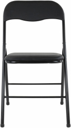 Стул Brabix Golf CF-007 комплект 4шт искусственная кожа черный металл черный на ножках 533032