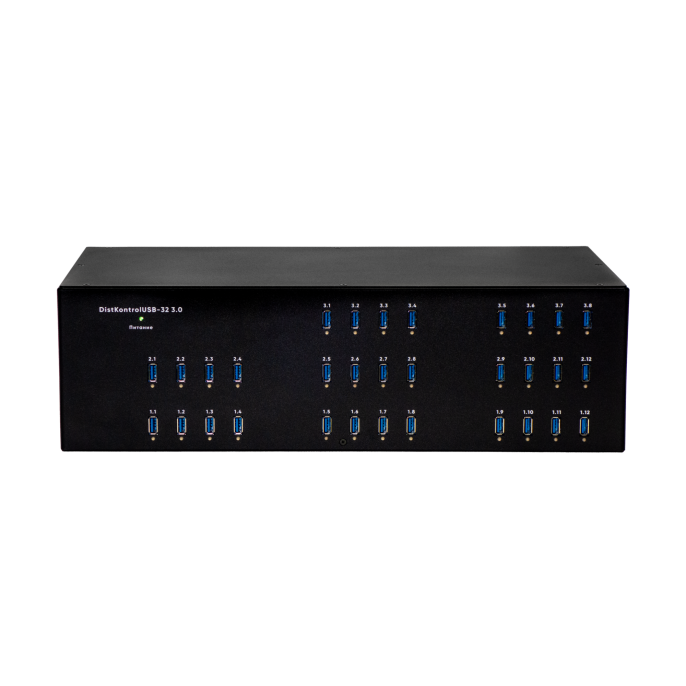 Управляемый USB over IP концентратор DistKontrolUSB-32 3.0 с 32 портами USB