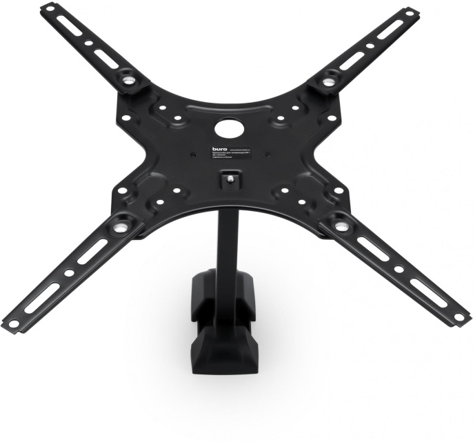 Кронштейн для телевизора Buro MF1, 13-60", настенный, поворот и наклон,  черный [bm-emva14f225bk]