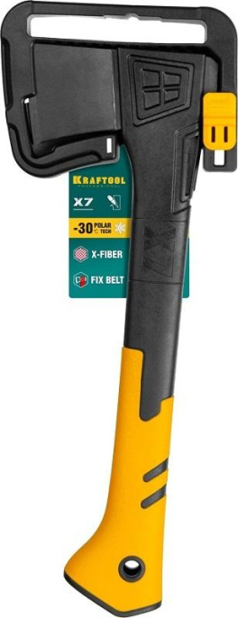 Топор Kraftool X7 малый черный/желтый 20660-07