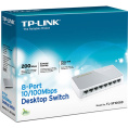 Коммутатор TP-LINK TL-SF1008D, неуправляемый
