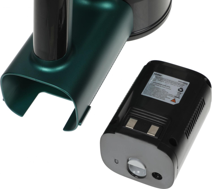 Вертикальный пылесос (handstick) HAIER HVC400HE, 400Вт, зеленый/зеленый [qp00a5m00ru]