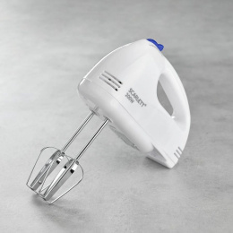 Миксер SCARLETT SC-HM40S03, ручной, белый и синий