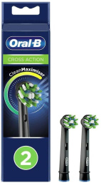 Насадка для зубных щеток Oral-B CrossAction CleanMaximiser,  2 шт [cleanmaximiser black]