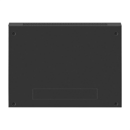 Шкаф телекоммуникационный 19" настенный 9U ExeGate EC-WM-9U.450.M.BLACK (19”, 9U, 600x450x500mm (ШхГхВ), передняя дверь металл, съемные боковые панели, пыле- и влагозащита IP23, черный RAL 9004) EX298619RUS