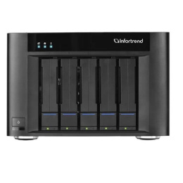 Платформа СХД Infortrend EonStor GSe Pro 200 5bay, High IOPS Solution, desktop cloud-integrated unified storage, including: Intel D1517, 2x4GB, 2x 10GbE SFP+, 2x 1GbE, 2x USB 3.1 Gen2, 2x USB 3.0, 2x host board slot s , 1xPSU and 5x drive trays GSEP205T0