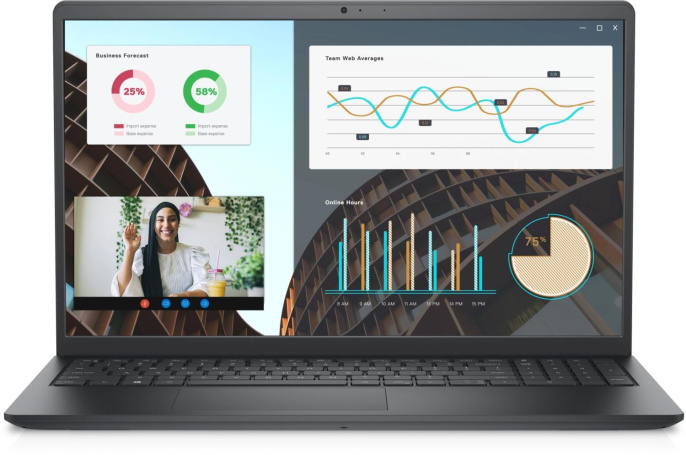 Ноутбук Dell Vostro 3530 Core i3 1305U 8Gb SSD512Gb Intel UHD Graphics 15.6" WVA FHD 1920x1080 Linux Ubuntu black WiFi BT Cam 3530-3640