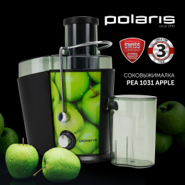 Соковыжималка POLARIS PEA 1031 Apple, центробежная, зеленый