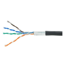 Cablexpert FPC-5051E-4-CU/100 Кабель Cablexpert RU FTP indoor 4x2x0.51, медный, кат.5e, однож., 100м, box, серый