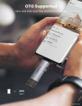Карт-ридер Ugreen CM185 50706 переносной, поддержка: SD, SDHC, SDXC, microSD, microSDHC, microSDXC, MMCmicro, RS-MMC, порты USB, разъем подключения к устройству USB 3.2 Gen1 Type-A (5 Гбит/с)/USB 3.2 Gen1 Type-C (5 Гбит/с), цвет серебристый