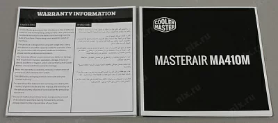 Охладитель Cooler Master MAM-T4PN-218PC-R1 MasterAir MA410M (4пин1155/1366/2011-3/2066/AM4-FM2+6-31дБ 600-1800об/м)