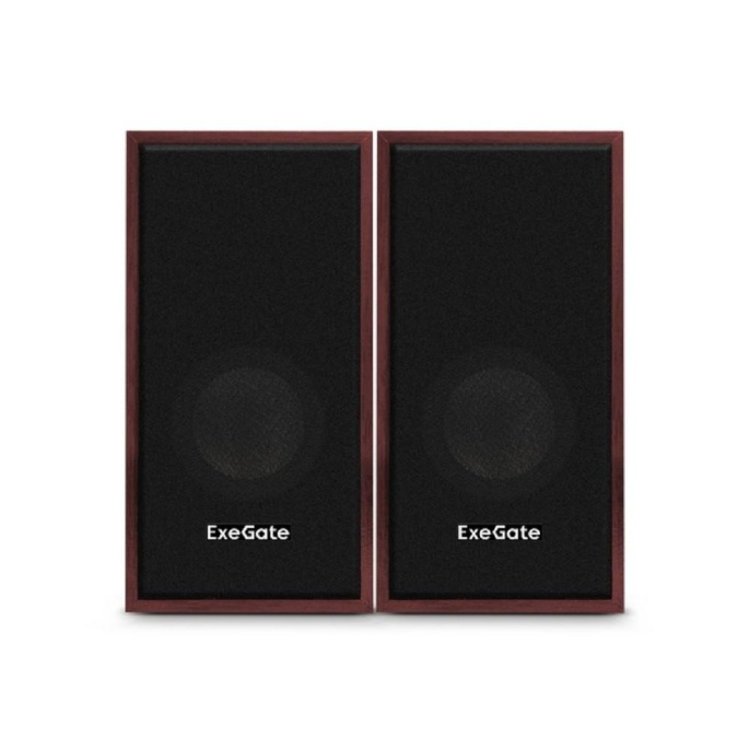 Exegate EX287059RUS Акустическая система 2.0 ExeGate Tango 314 питание USB, 2х3Вт 12 Вт RMS , 80-20000Гц, темное дерево
