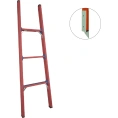 Стеклопластиковая приставная диэлектрическая лестница Антиток мягкий грунт ЛСПД-1.5 Евро МГ 471524