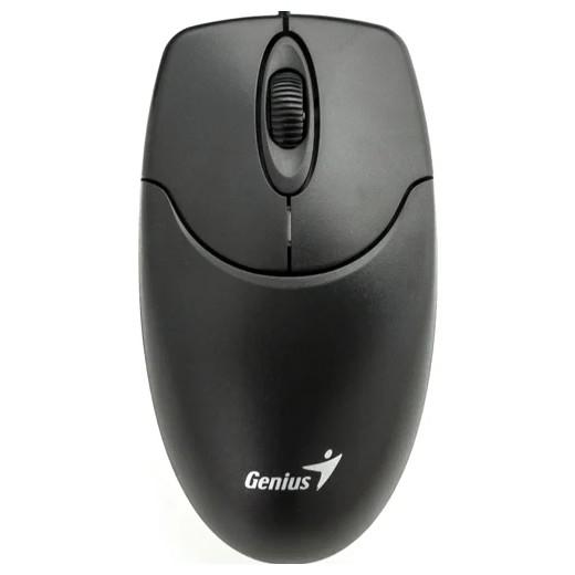 Мышь проводная Genius 120 V2, оптическая, USB, 1000dpi, черный [31010018400]