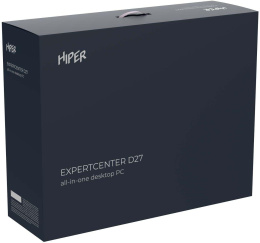 Моноблок Hiper ExpertCenter ED27 27" Full HD i5 1240P 1.7 8Gb SSD512Gb Iris Xe CR без ОС GbitEth WiFi BT 100W клавиатура мышь Cam серый 1920x1080