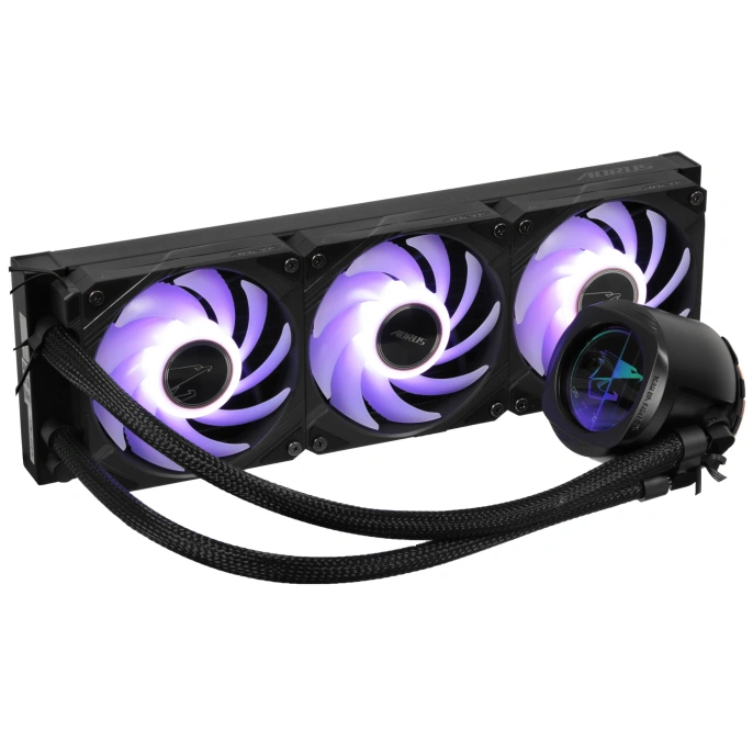 Жидкостная система охлаждения GIGABYTE MULTI SOCKET AORUS WATERFORCE X II 360 черная GP-AORUS WATERFORCE X II 360