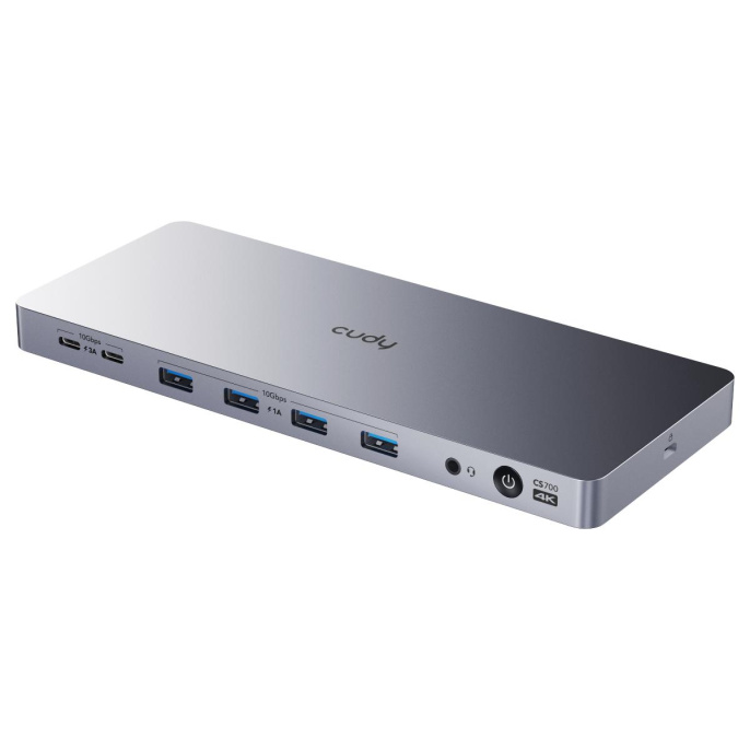 Станция докирования/ 13-IN-1 10Gbps USB-C Dual 4K Docking Station 150W PSU CS700