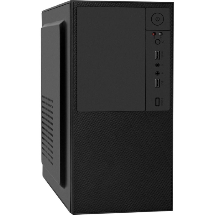 Корпус Minitower ExeGate BAA-308 mATX, без БП, 2*USB, HD Audio, черный EX297993RUS