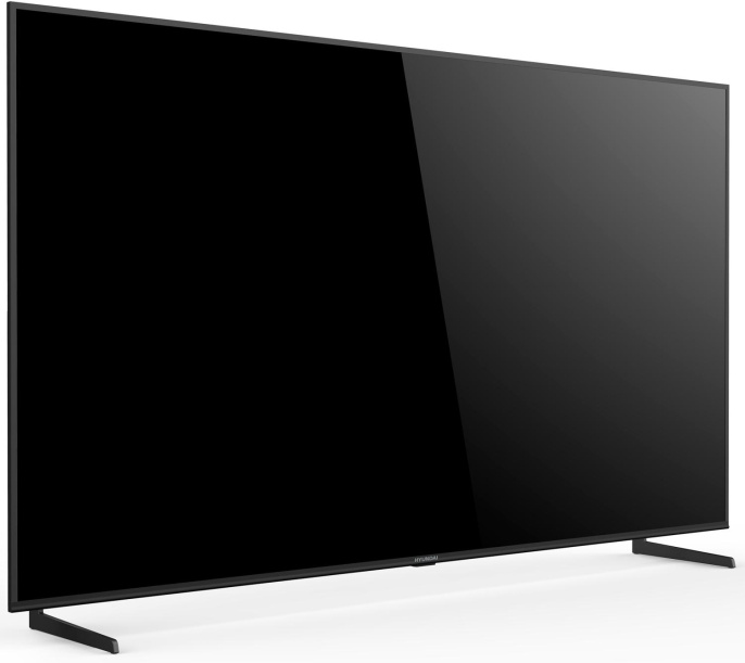 Телевизор LED Hyundai 85" H-LED85BU7007 Android TV Metal черный/черный 4K Ultra HD 60Hz DVB-T DVB-T2 DVB-C DVB-S DVB-S2 USB WiFi Smart TV