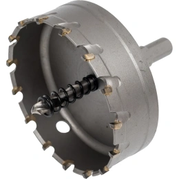 Коронка по металлу 80 мм с пластинами ВК8 WOLFSTAR cw00053