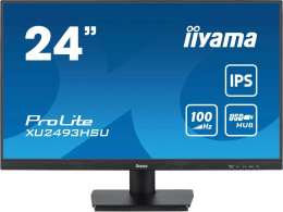 23.8" Монитор Iiyama ProLite XU2493HSU-B7,  1920x1080,  IPS,  100Гц,  1хHDMI,  1хDP,  черный