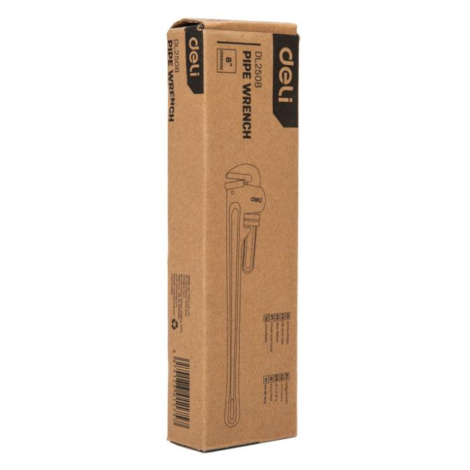 Трубный ключ DELI DL2508 200мм 98299