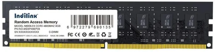 Модуль памяти DIMM 16GB DDR5-4800INDILINX IND-ID5P48SP16