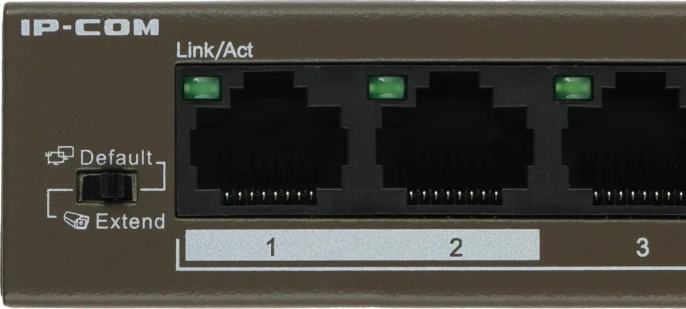 Коммутатор IP-COM F1110P-8-63W, неуправляемый