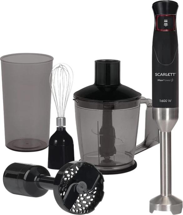 Блендер Scarlett SC-HB42M35,  погружной,  черный
